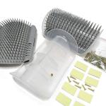 2 Pack Catnip Grooming Wall Corner Brushes
