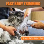 Bautrium 3-in-1 Cat Grooming Clippers Kit