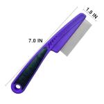 Yumflan Flea Comb with Rubber Handle for Pets
