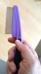 Yumflan Flea Comb with Rubber Handle for Pets