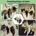 Cat Grooming Hammock and Nail Clipper Set