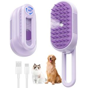 4-in-1 Rechargeable Cat & Dog Steam Brush