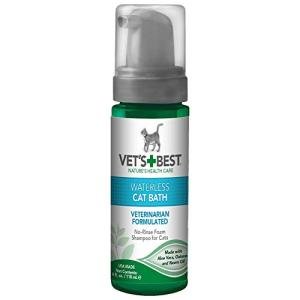 Vet's Best Waterless Cat Shampoo – Gentle Foam Cleanser