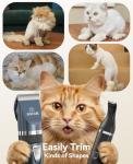 3-in-1 Cat Grooming Kit with Cordless Clippers