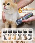 3-in-1 Cat Grooming Kit with Cordless Clippers