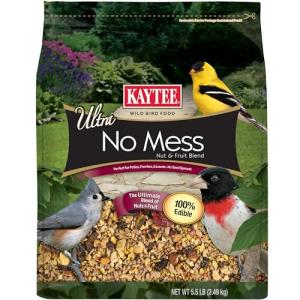 Kaytee No Mess Nut & Fruit Bird Seed, 5.5 lbs