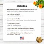 Nutri-Berries Bird Food for Parrots, 3.25 lb
