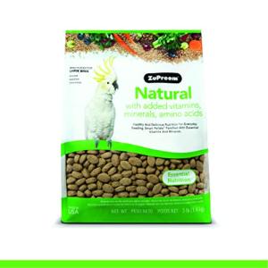ZuPreem Natural Bird Food Pellets for Large Birds