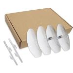 Cuttlebone with Holder for Birds - 4 Pcs