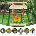 Wooden Bird Perches and Play Gym Toys