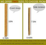 20Pcs Natural Wood Sand Perch Covers for Birds