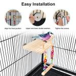 Wooden Bird Perches and Play Gym Toys