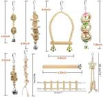 Colorful Bird Swing Toys for Happy Parrots