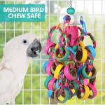 Colorful Bird Foraging Toys for Small Parrots