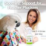 UnRuffledRx Aloe Vera Bird Spray for Dry Skin