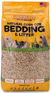 Sunseed Natural Corn Cob Bedding for Small Pets