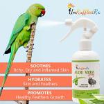 UnRuffledRx Aloe Vera Bird Spray for Dry Skin