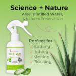 UnRuffledRx Aloe Vera Bird Spray for Dry Skin