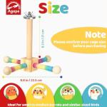 Interactive 360° Bird Perch Toy for Parrots