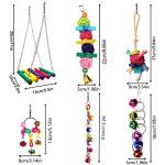 Colorful Bird Toys for Parakeets and Parrots