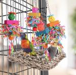 Fun Bird Toys and Hammock for Small Birds