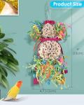 Hanging Foraging Toys for Small Parrots 2PCS