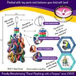 Large Refillable Bagel Cascade Bird Toy