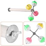 Bird Perch Toy with Rotating Balls for Fun