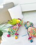 Hanging Foraging Toys for Small Parrots 2PCS