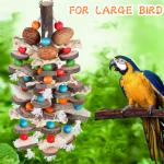 Large Natural Chew Toys for Birds and Parrots