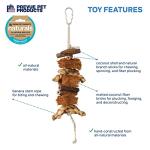 Mini Coco Rope Bird Toy for Playtime Fun