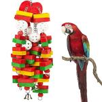 Large Bird Parrot Toys for African Grey & Macaws