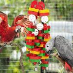 Large Bird Parrot Toys for African Grey & Macaws