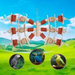 Natural Corn Stick Bird Toys for Parrots