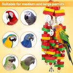 Large Bird Parrot Toys for African Grey & Macaws