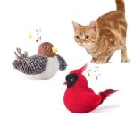 Chirping Bird Cat Toys with Catnip - 2 Pack