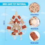 Natural Corn Stick Bird Toys for Parrots