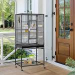 Large Wrought Iron Bird Cage with Stand