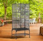 Extra Large Metal Parrot Cage 69-Inch Black