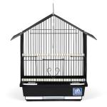 Parakeet Manor Bird Cage with Handle, Black