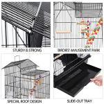 Large 39-inch Parrot Bird Cage with Toys