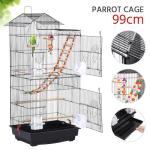 Large 39-inch Parrot Bird Cage with Toys