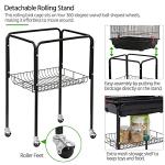 64-Inch Open Top Bird Cage with Rolling Stand