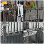 Extra Large Metal Parrot Cage 69-Inch Black