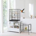 VINGLI 53-inch Large Rolling Bird Cage