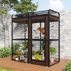 Large Outdoor Bird Cage for Parakeets and Parrots