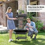 VIVOHOME Large 72" Bird Cage with Play Top