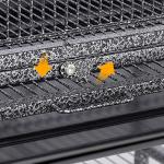 Extra Large Metal Parrot Cage 69-Inch Black