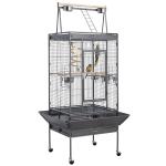 Rolling 69-inch Wrought Iron Large Bird Cage