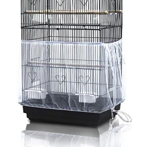Adjustable Bird Cage Cover Skirt for Parrots